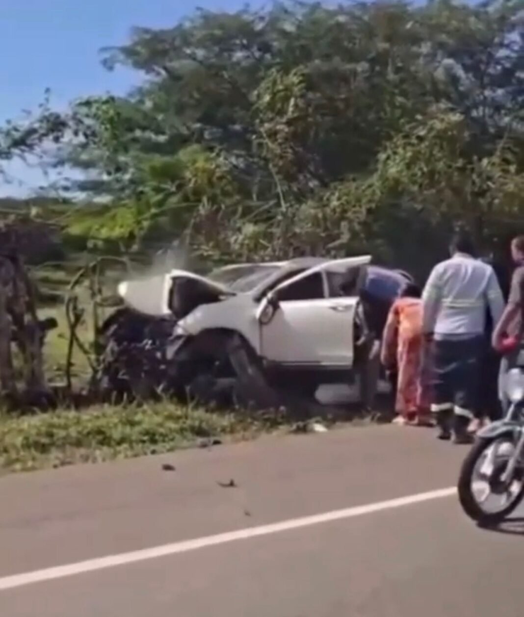 Se registra accidente de tránsito en la autopista San Pedro–La Romana.