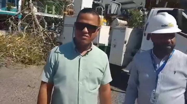 Comedor Económico de La Romana solicita poda preventiva y EDEESTE responde de manera oportuna.