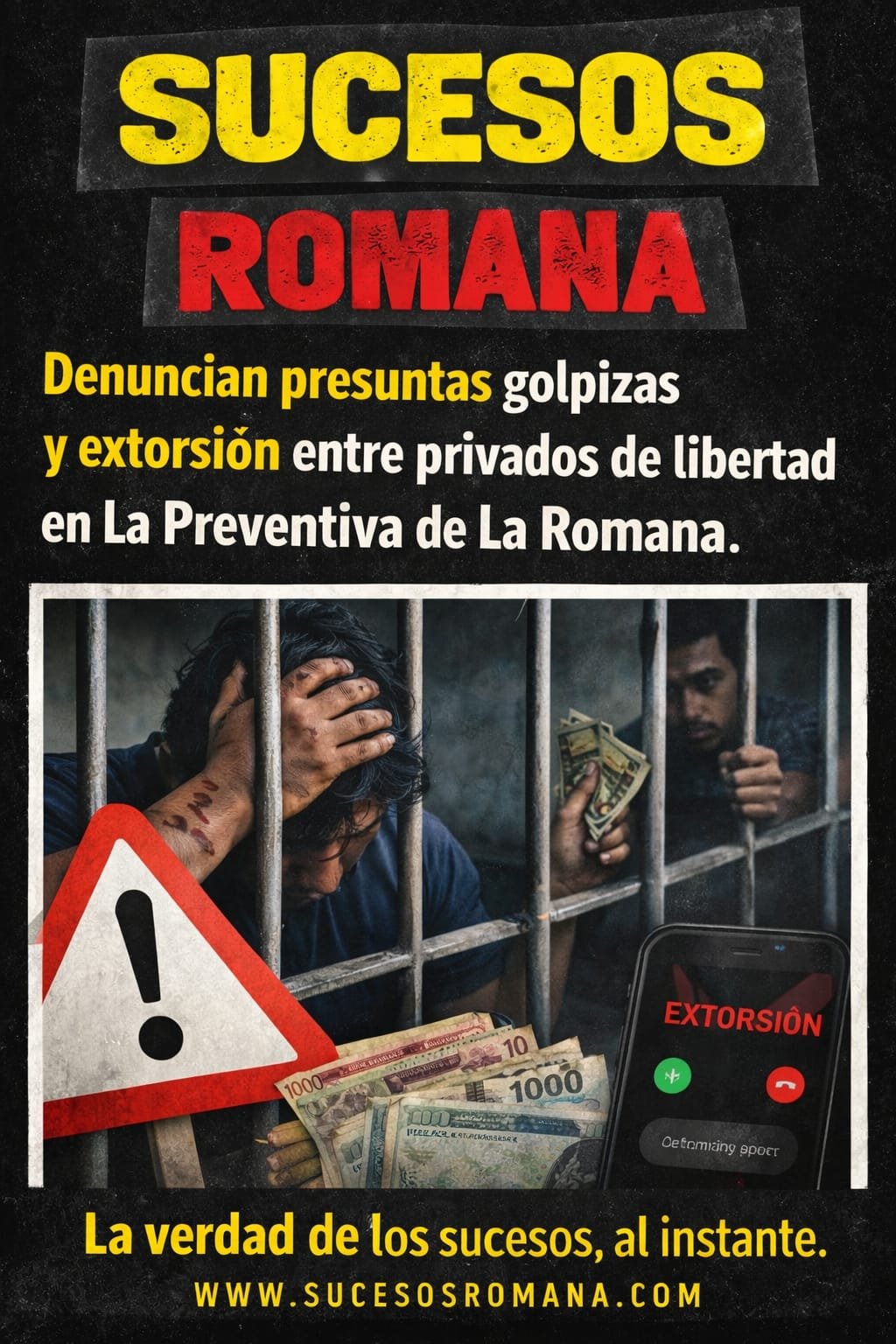 Denuncian presuntas golpizas y extorsión entre privados de libertad en La Preventiva de La Romana.
