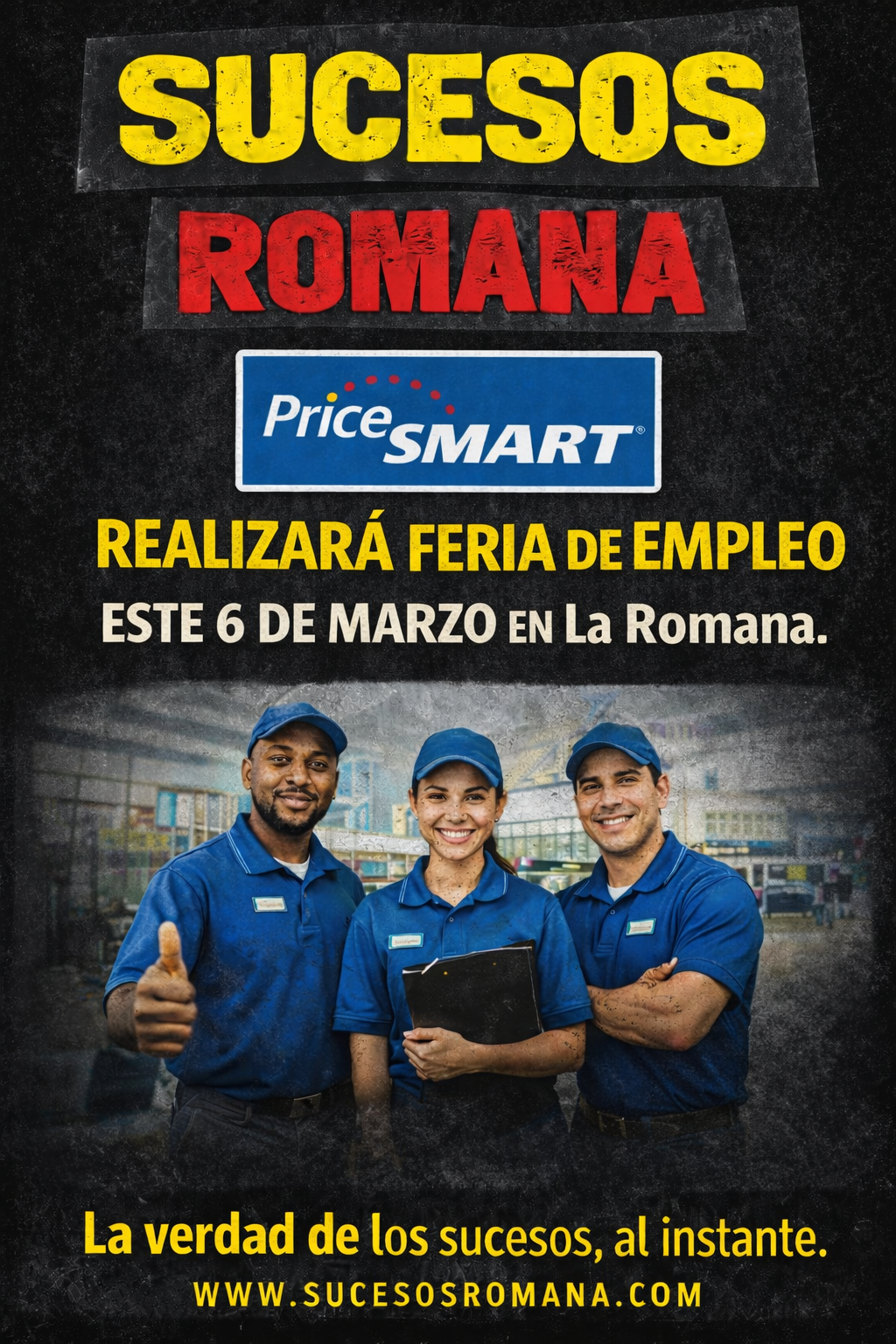PriceSmart realizará Feria de Empleo este 6 de marzo en La Romana.
