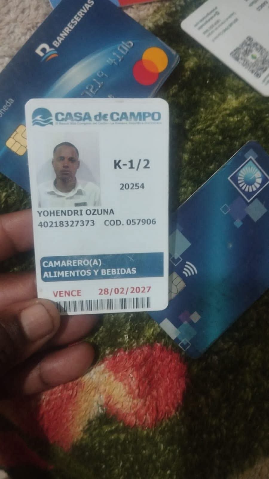 Reportan documentos extraviados en La Romana; buscan a su propietario.