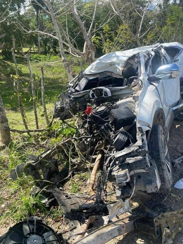 Trágico accidente en la vía La Romana-Higüey.
