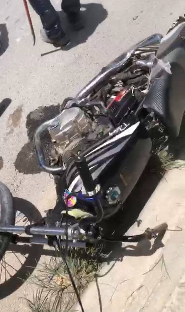 Muere joven en fuerte accidente de tránsito en la entrada de Cucama, próximo a la Coca Cola.