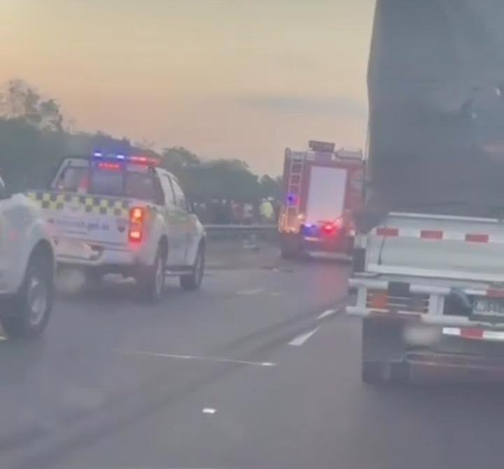 Reportan accidente de tránsito en la Autovía del Este, tramo Juan Dolio.