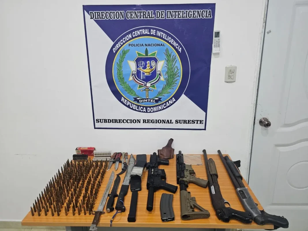 REGIONALES / DINTEL apresa a «Choquito» y ocupa armas de fuego, fusiles, municiones y armas blancas durante allanamiento en SPM.