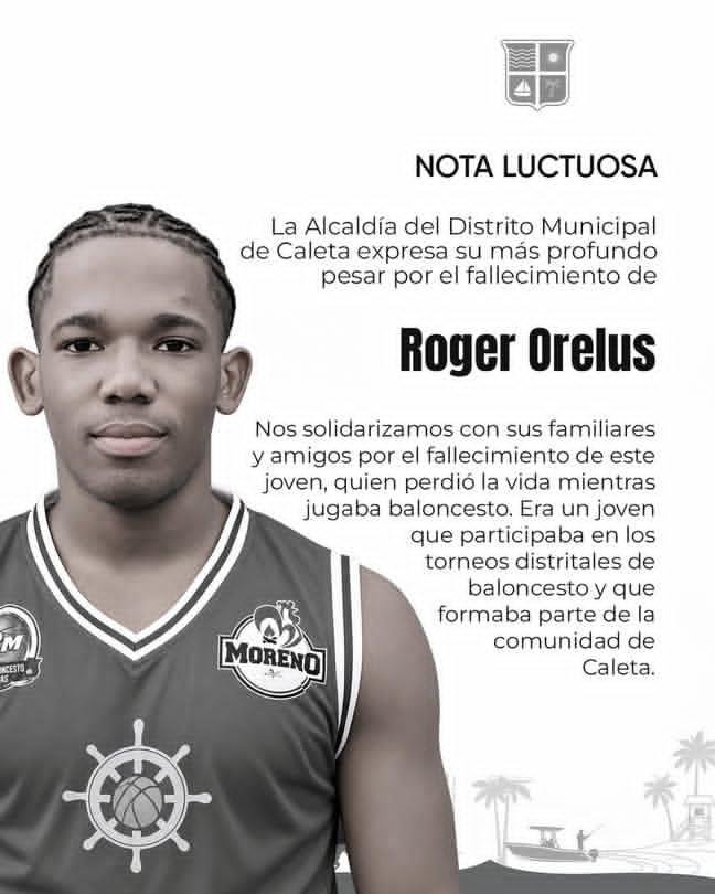 LA ROMANA | FALLECE JOVEN DE 19 AÑOS TRAS SUFRIR UNA EMERGENCIA MIENTRAS JUGABA BALONCESTO.