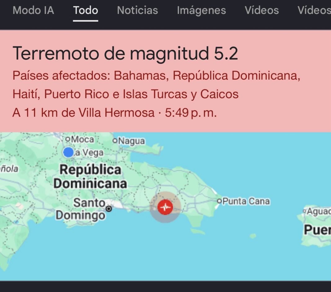 ÚLTIMA HORA | REPORTAN TEMBLOR EN LA ROMANA.